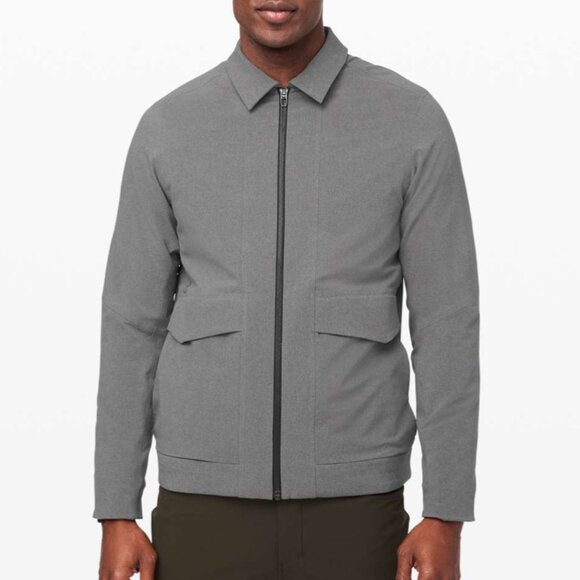 Lululemon Interurban Warmth Jacket in Heathered Black Size L - Picture 2 of 14